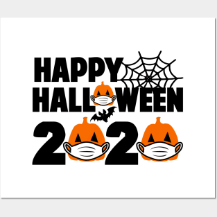 Happy Masked Halloween 2020 Coronaween Posters and Art